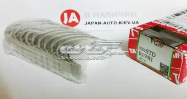 Panewki korbowodowe wału korbowego, zestaw, standardowe (STD) R099HSTD Taiho