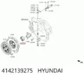 Łożysko wyciskowe sprzęgła Hyundai Ix35 LM