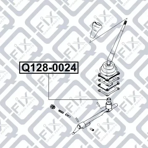 Tuleja mechanizmu zmiany biegów Q1280024 Q-fix