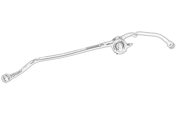 Rurka paliwa od pompy zasilającej do pompy wtryskowej 9822442980 Peugeot/Citroen