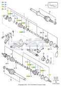 Półoś napędowa przednia lewa Ford Mondeo B4Y