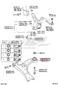 Wahacz zawieszenia przedniego dolny prawy Toyota Avensis T25