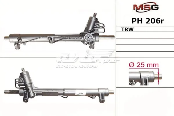Listwa kierownicza (maglownica) Porsche 911 Targa