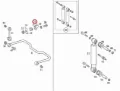 Uchwyt mocowania tulei stabilizatora tylnego Mercedes Sprinter 903