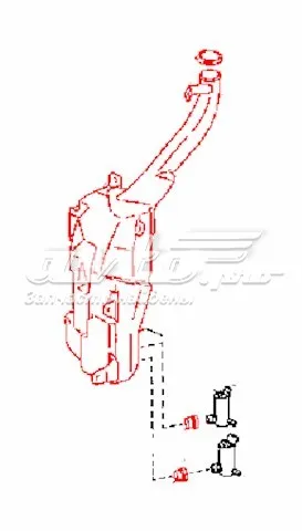 Zbiorniczek spryskiwacza szyb Toyota RAV4 II