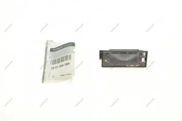 Lampa oświetlenia tylnej tablicy rejestracyjnej 265105055R Renault (RVI)