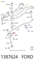 Tuleja stabilizatora tylnego Ford Mondeo CA2