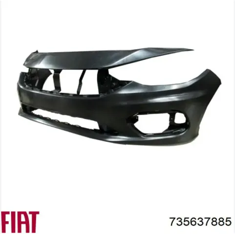 Zderzak przedni 735686407 Fiat/Alfa/Lancia